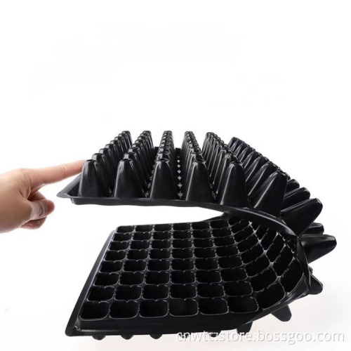 Plastic Seedling Trays: 21, 50, and 128 Cell Garden Germination and Planting Trays for Nurseries and Seed Starting